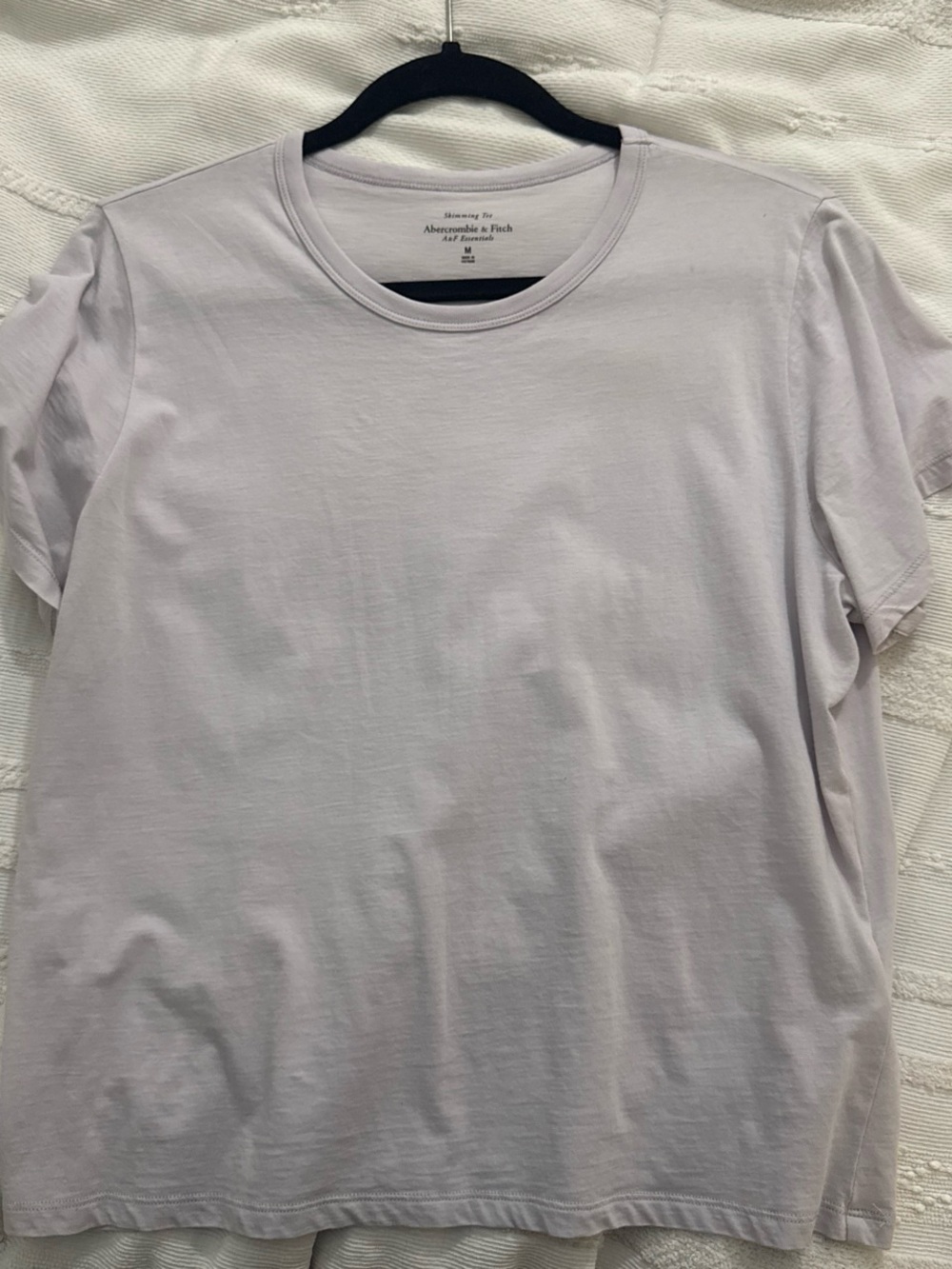 Abercrombie & Fitch Light Lavender Crew Neck Tee